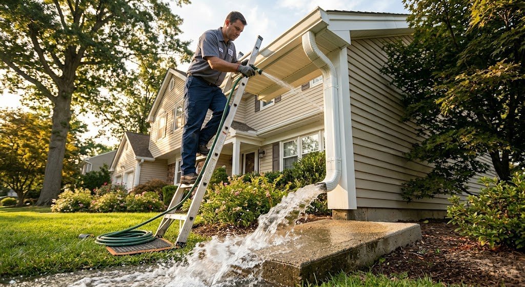 Gutter cleaning service
